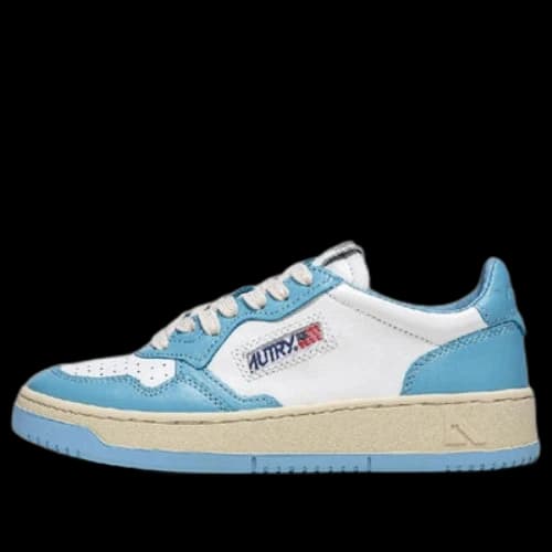 Autry Medalist Leather Low 'White Light Blue'