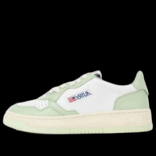 AUTRY Medalist Low Top Bicolor 'White Green' (Women's)
