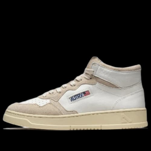Autry Medalist Mid 'Goat Suede White'