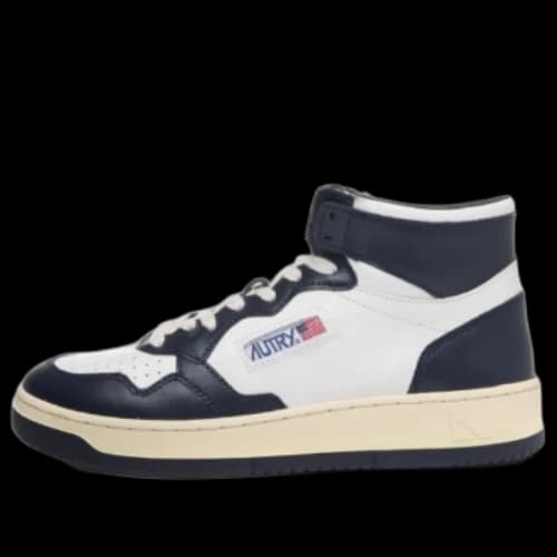 Autry Medalist Mid 'White Navy'