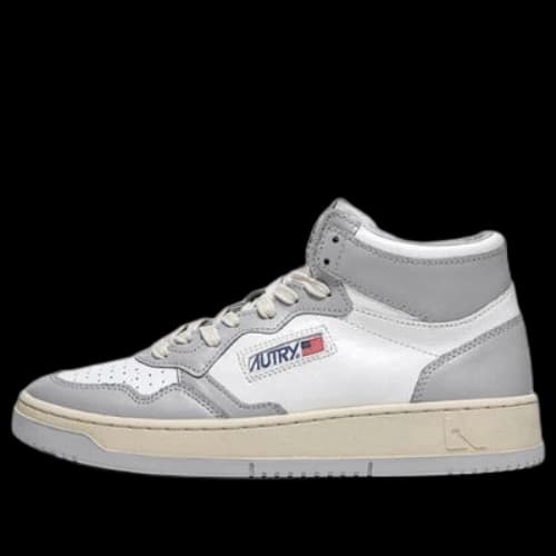 AUTRY Medalist Mid Bicolor 'White Grey'