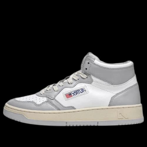 Autry Medalist Mid Leather Sneakers Two-Toned 'White Grey' (Women's)