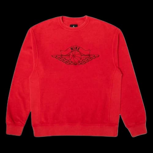 Air Jordan x Union NRG Vault AJ Flight Crewneck 'Red'