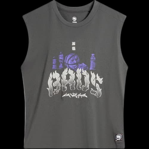 Li-Ning BadFive Graphic Tank 'Grey'