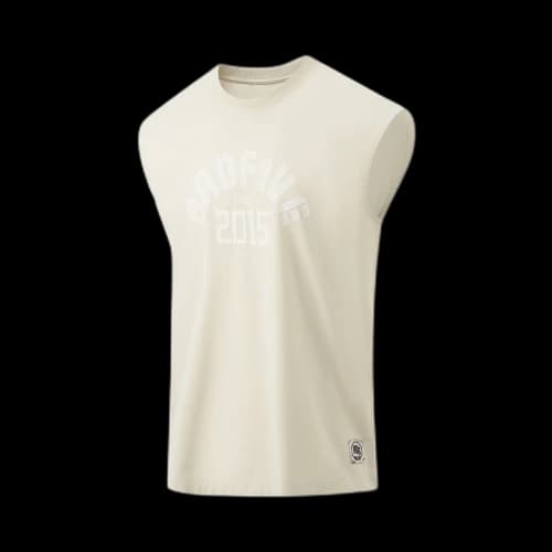 Li-Ning BadFive Graphic Basketball Tank 'Oatmeal Grey'