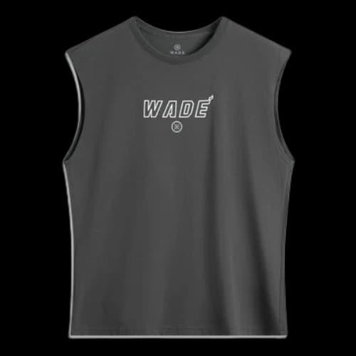 Li-Ning x ADAM Way Of Wade Graphic Oversized Tank 'Dark Grey'