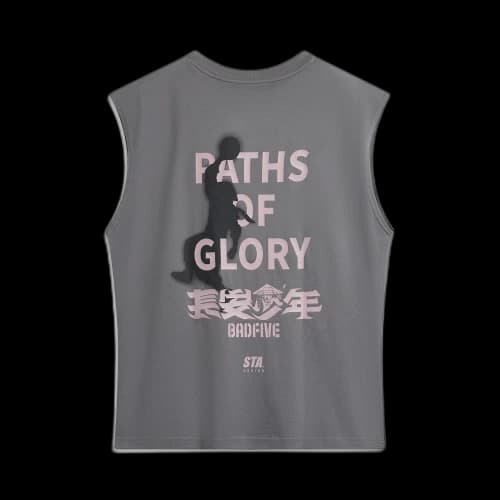 Li-Ning BadFive Graphic Oversized Tank 'Grey'