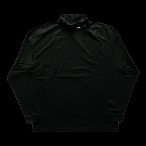 1017 ALYX 9SM Long-Sleeve Roll Neck Visual Tee 'Black'