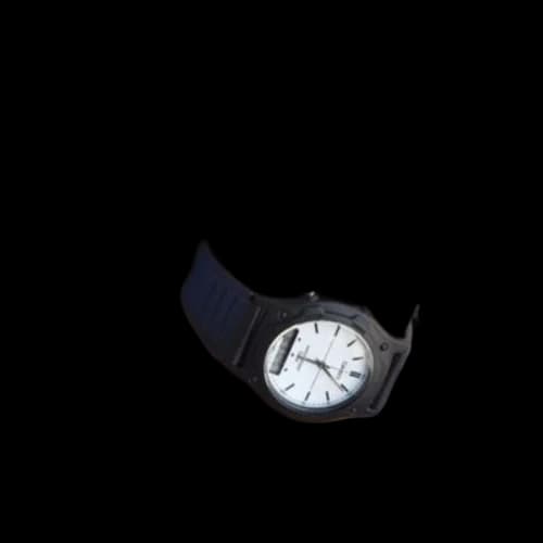 CASIO Waterproof BlackWhite Dial Mens BlackWhite Analog/Digital Combo