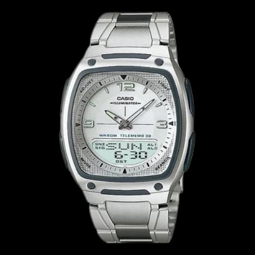 CASIO Quartz Waterproof Sports Stainless Steel Strap Mens Analog