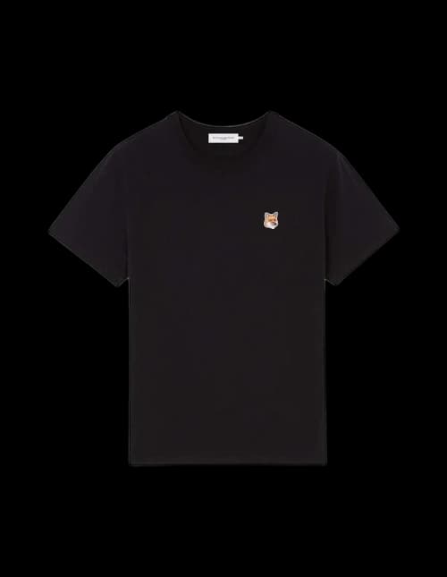 Maison Kitsune Fox Head Patch Classic Tee-Shirt Black