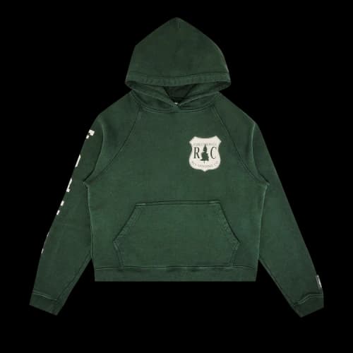 Reese Cooper Forest Collegiate Hooded Sweatshirt 'Forest Green'