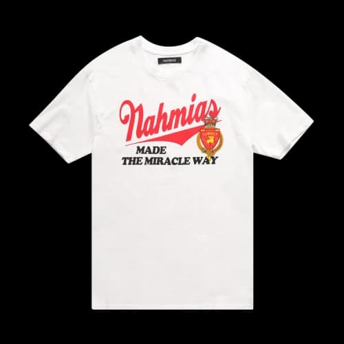 Nahmias Miracle Way Motif Printed T-Shirt 'White'