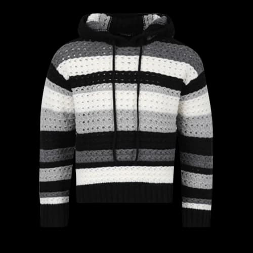 Nahmias Crochet Hoodie 'Black/Multicolor'