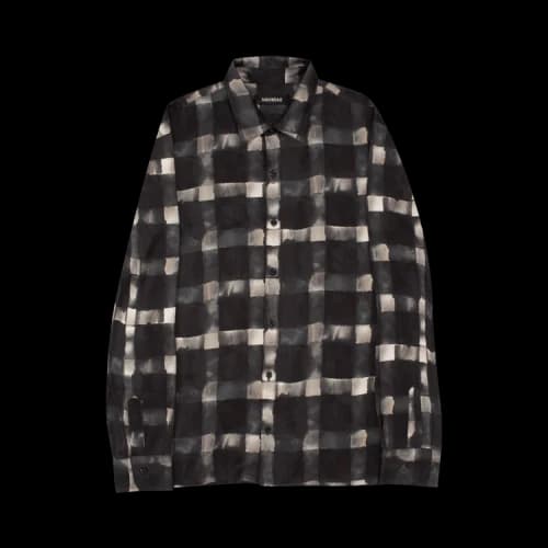 Nahmias Long-Sleeve Watercolor 'Plaid'