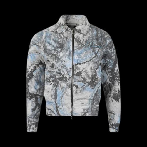 Nahmias Padded Zip Jacket 'White Marble'