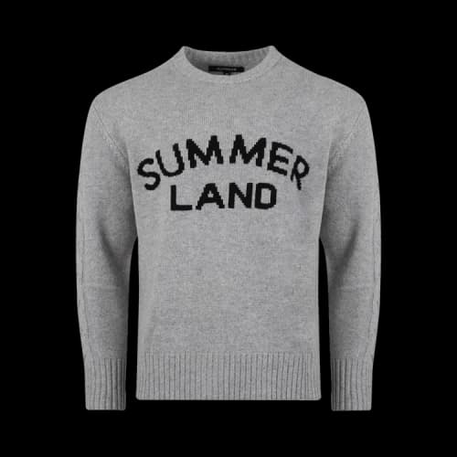 Nahmias Summerland Intarsia Crewneck 'Grey'