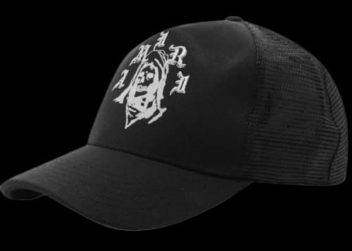 AMIRI Reaper Trucker Cap Black