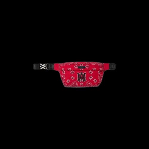 Amiri Bandana Embroidered Bumbag 'Red'