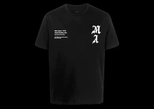 AMIRI x Wes Lang Checker Skull T-Shirt Black
