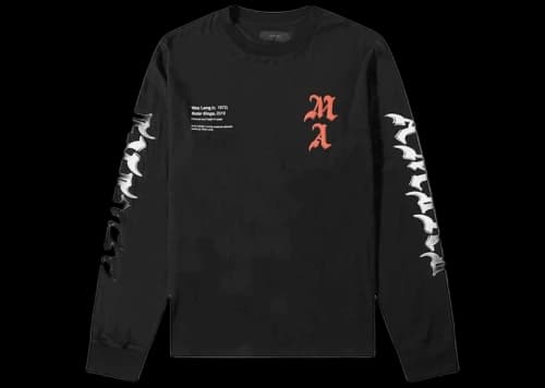 AMIRI x Wes Lang Solar Kings L/S Tee Black