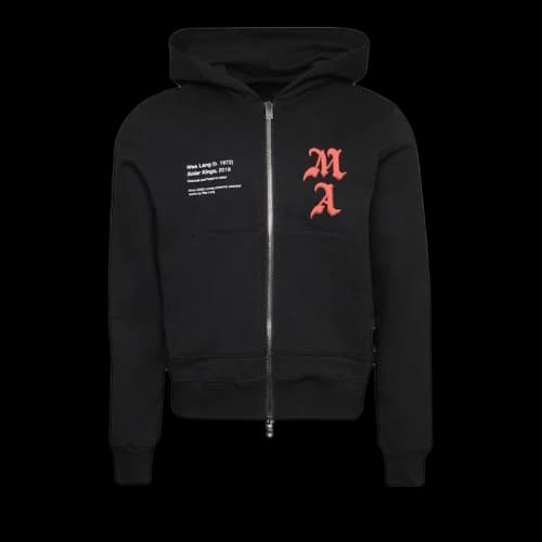 AMIRI x Wes Lang Solar Kings Zip Hoodie Black