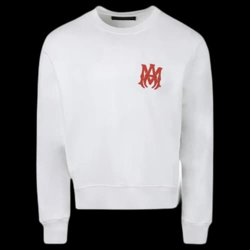 AMIRI MA Logo Sweatshirt White