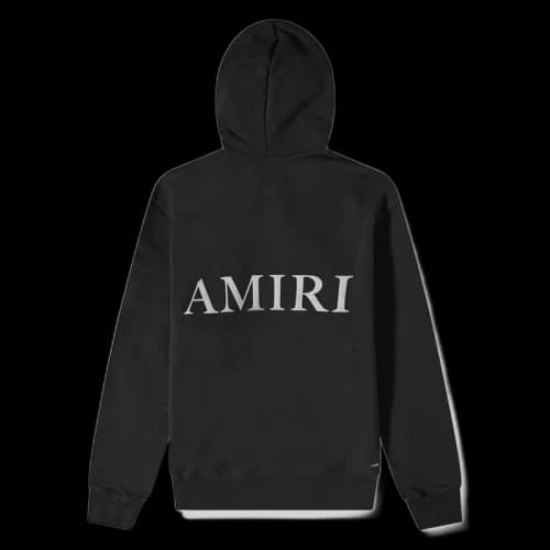 AMIRI Puff Logo Hoodie Black