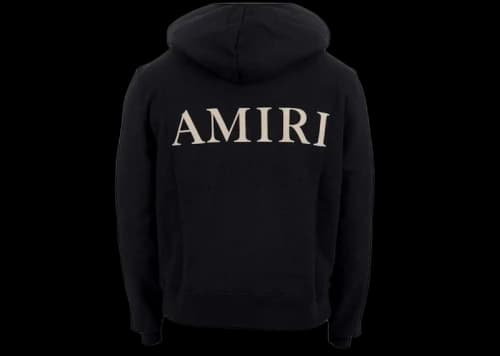 AMIRI Puff Logo Hoodie Black