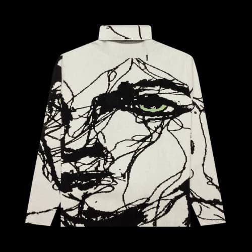 KidSuper Scribble Woman Sweater 'White'