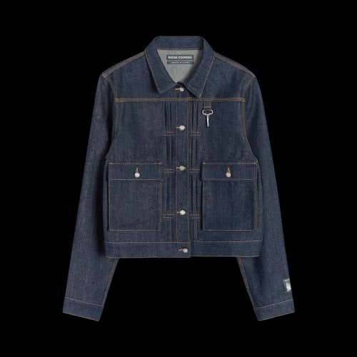 Reese Cooper Raw Denim Trucker Jacket 'Raw Indigo'