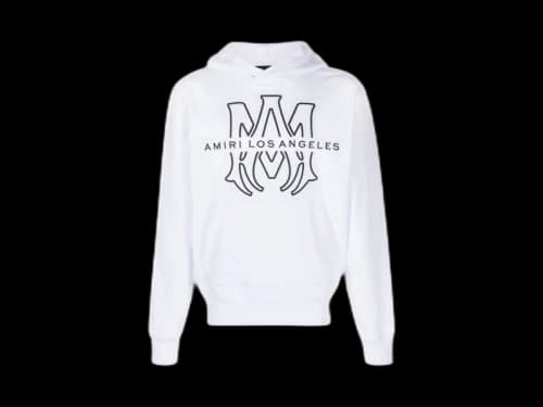 AMIRI MA Los Angeles Hoodie White
