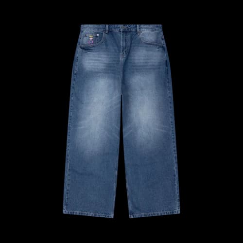 KidSuper Patched Flare Pant 'Blue'