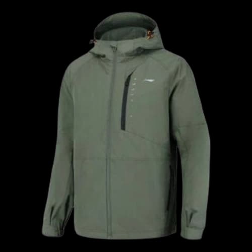 Li-Ning Logo 3-in-1 Polar Fleece Sports Windbreaker 'Green'