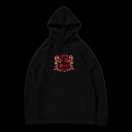 Li-Ning New York Fashion Week Embroidered Pullover Hoodie 'Black'