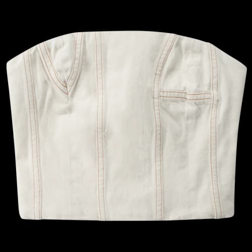 Amiri MA Bustier 'Alabaster'