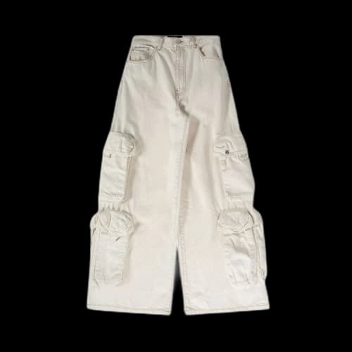 Amiri Baggy Cargo Jean 'Alabaster'