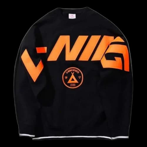 Li-Ning New York Fashion Week Loose Pullover Black