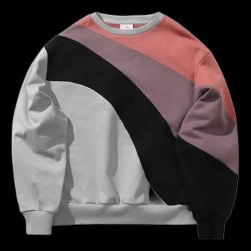Li-Ning 2019 New York Fashion Week Series Contrasting Colors Pullover Long Sleeves Round Neck Loose 'Grey'