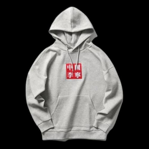 Li-Ning New York Fashion Week Pullover hooded Long Sleeves Gray