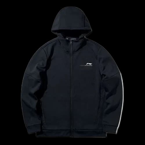 Li-Ning Logo Cardigan Black
