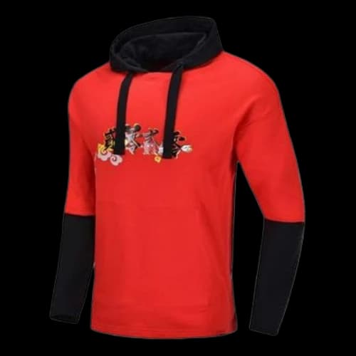 Li-Ning x Disney Crossover Casual Loose Hoodie 'Red Black'