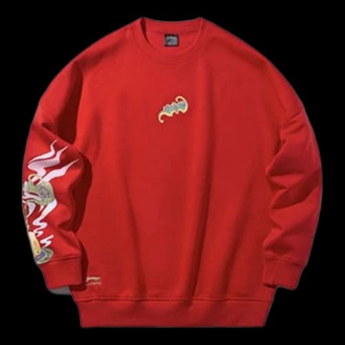 Li-Ning x Disney Crossover Crew Neck Pullover 'Red'