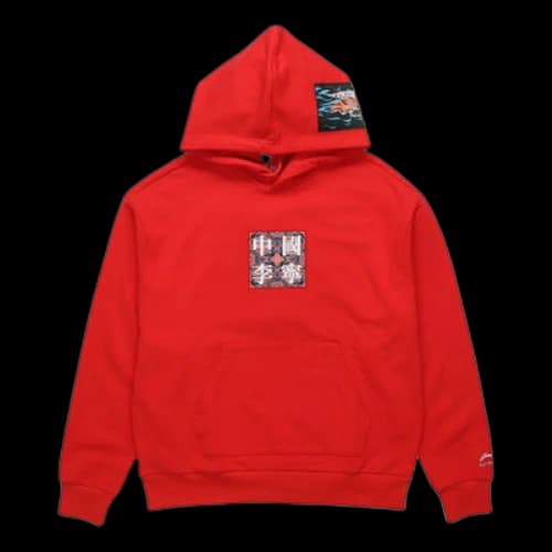 Li-Ning Chinese Culture Graphic Paris Fashion Week Hoodie 'Red'