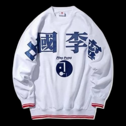 Li-Ning Paris Catwalk Loose Pullover 'White Blue'