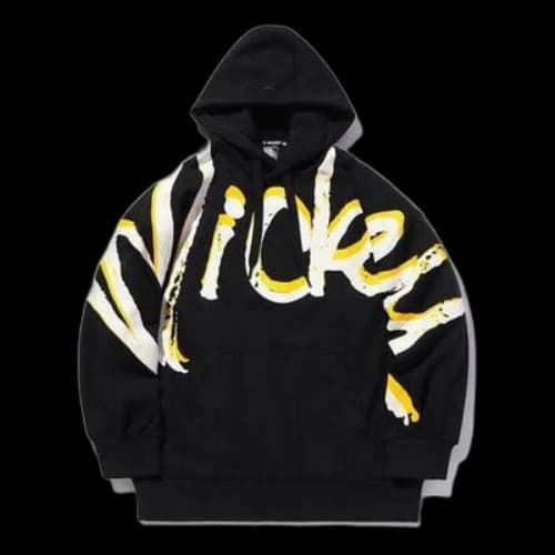 Li-Ning x Disney Mickey Crossover Loose Pullover 'Black White' (Women's)