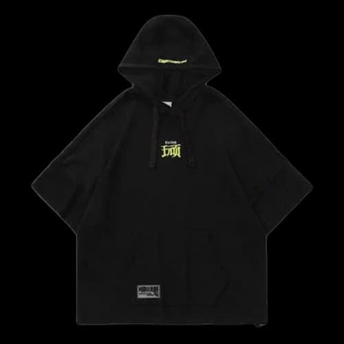 Li-Ning CF Series hooded Short Sleeve Couple Style Black