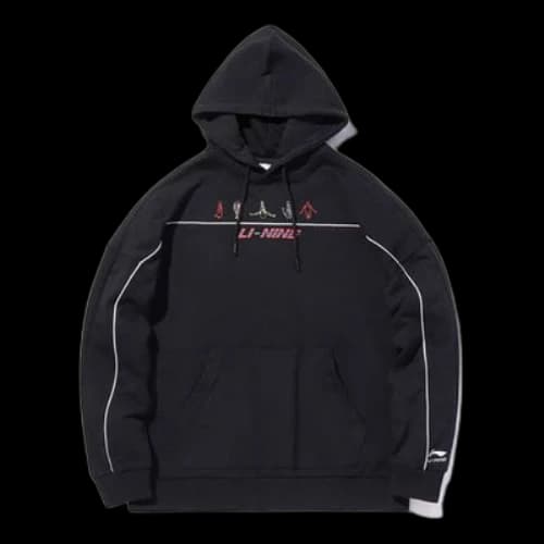 Li-Ning Sports Fashion Series Loose Casual Printing Black