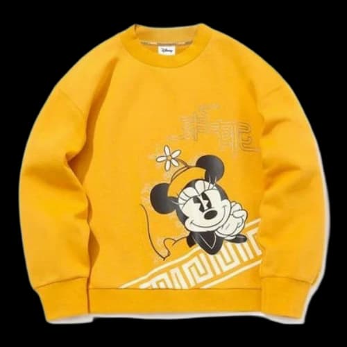 Li-Ning x Disney Minnie Round Neck Pullover 'Yellow' (Women's)