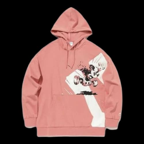 Li-Ning x Disney Mickey Casual Apricot Hoodie 'Pink' (Women's)
